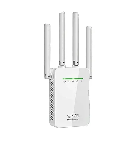 Repetidor y módem WiFi de 4 antenas