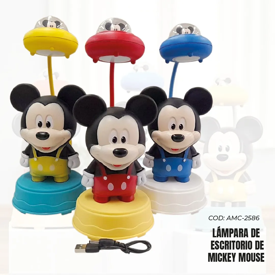 Lampara De Escritorio De Mickey Mouse