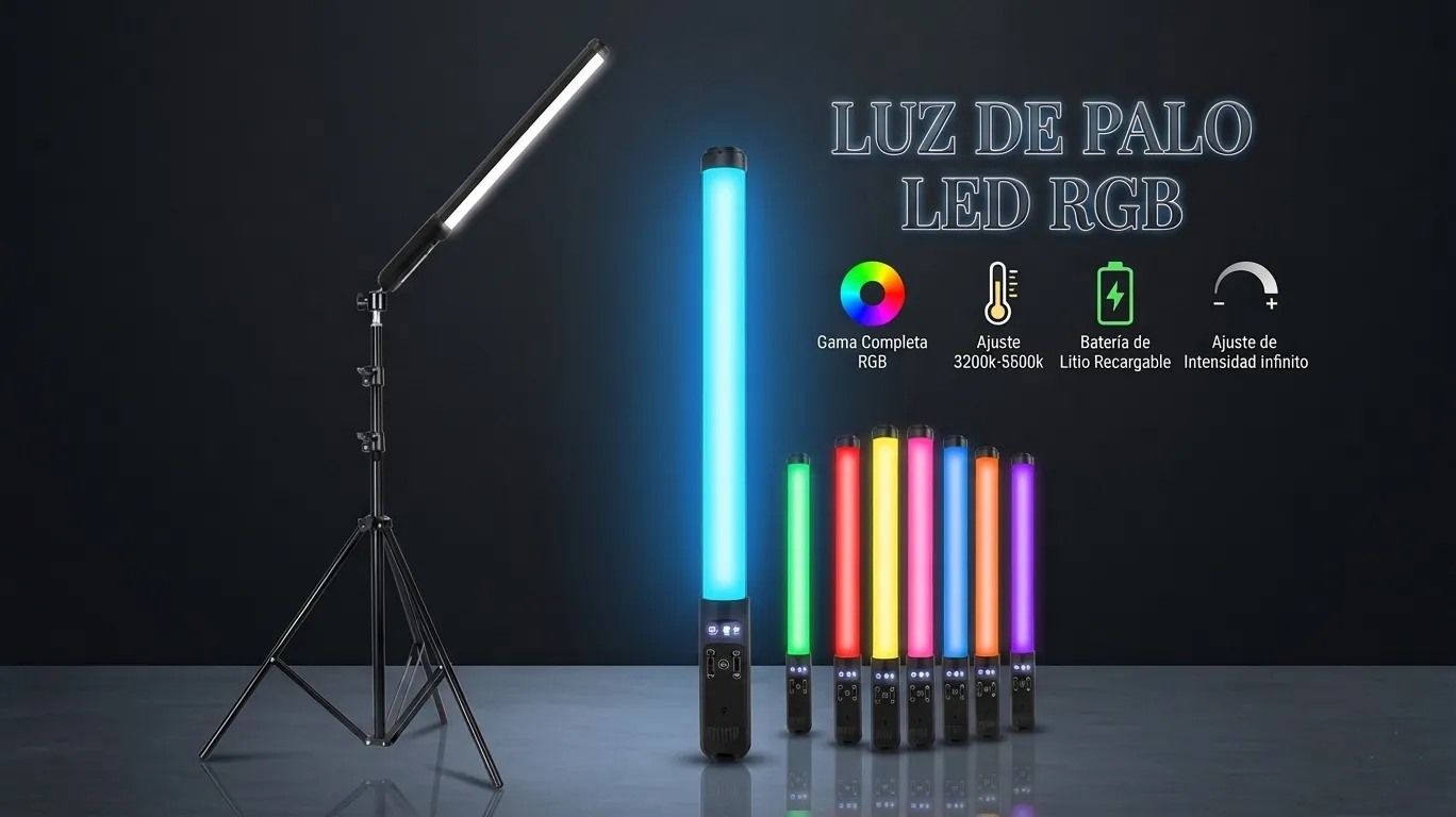 Luz de palo LED RGB