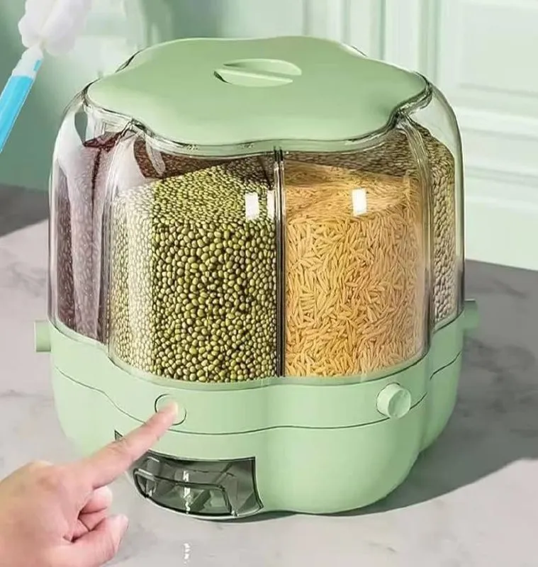 Dispensador De Granos Giratorio