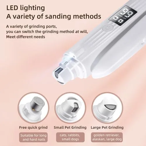 Cortaunas Electrico Para Mascotas Led